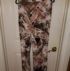 Lounge polyester pants with pockets